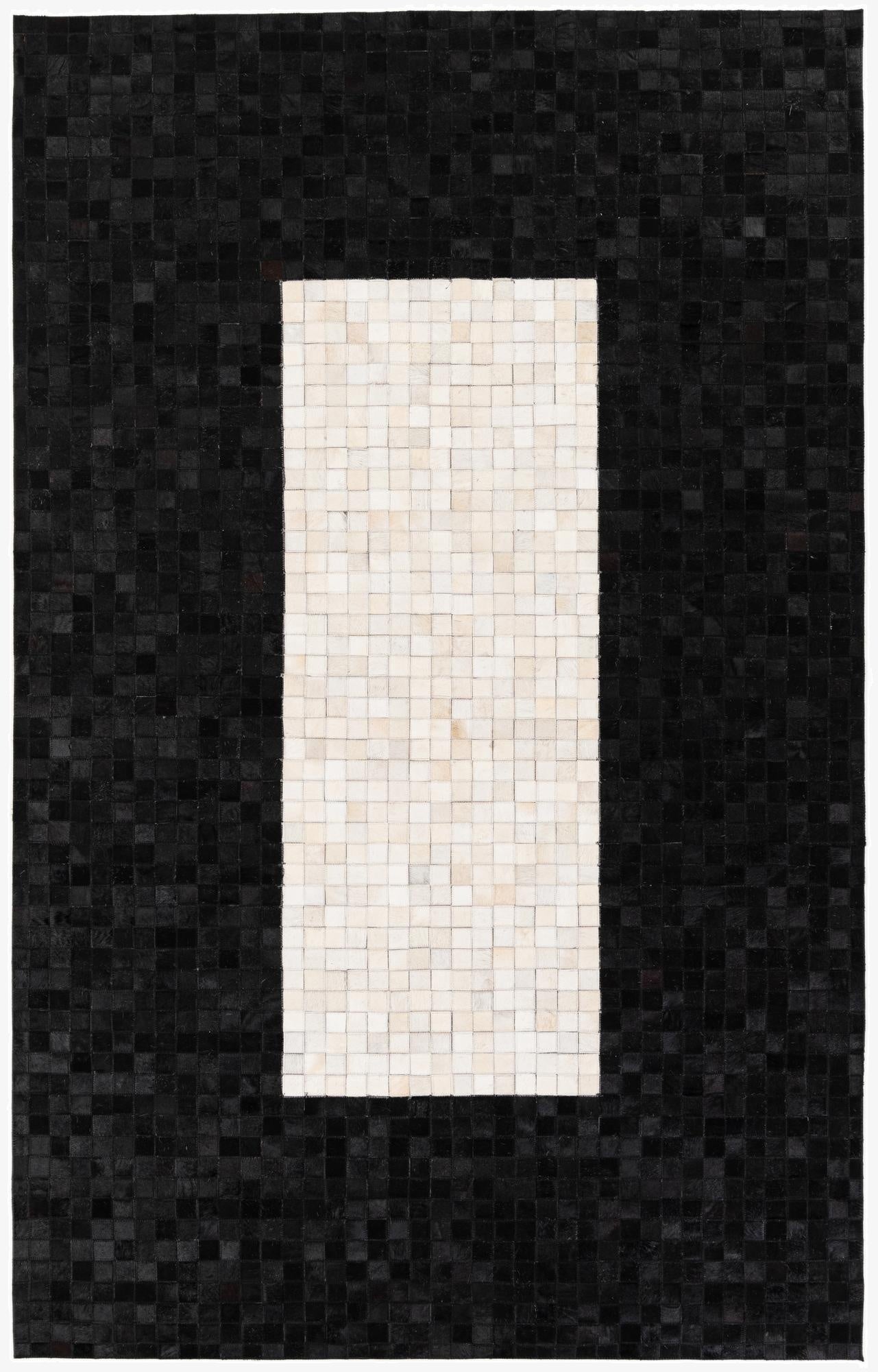  5' 1 x 8' Cowhide Stocks Rug