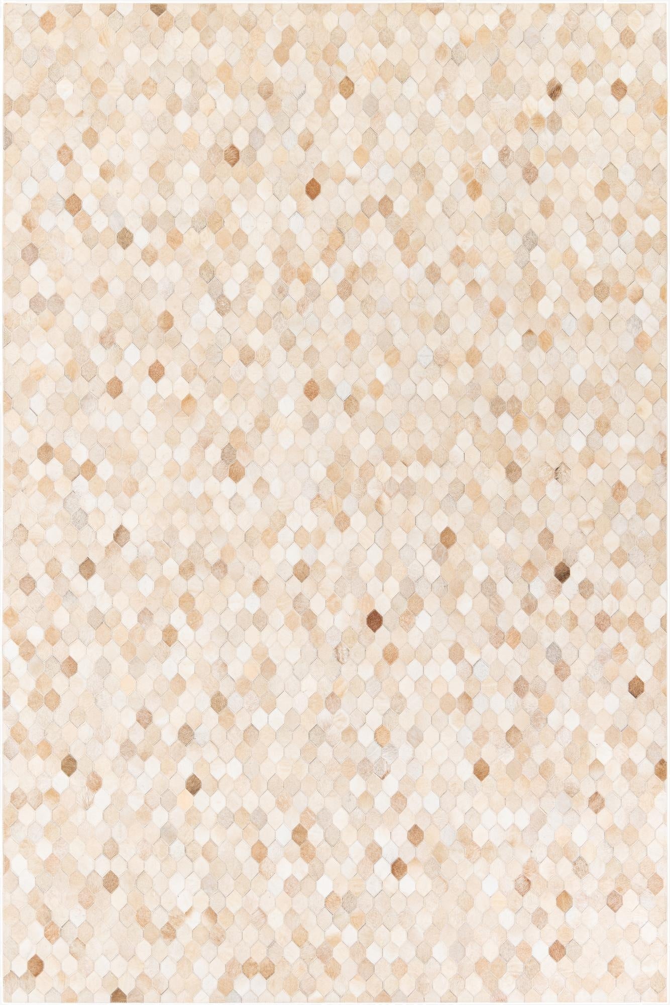  6' 8 x 10' 1 Cowhide Stocks Rug