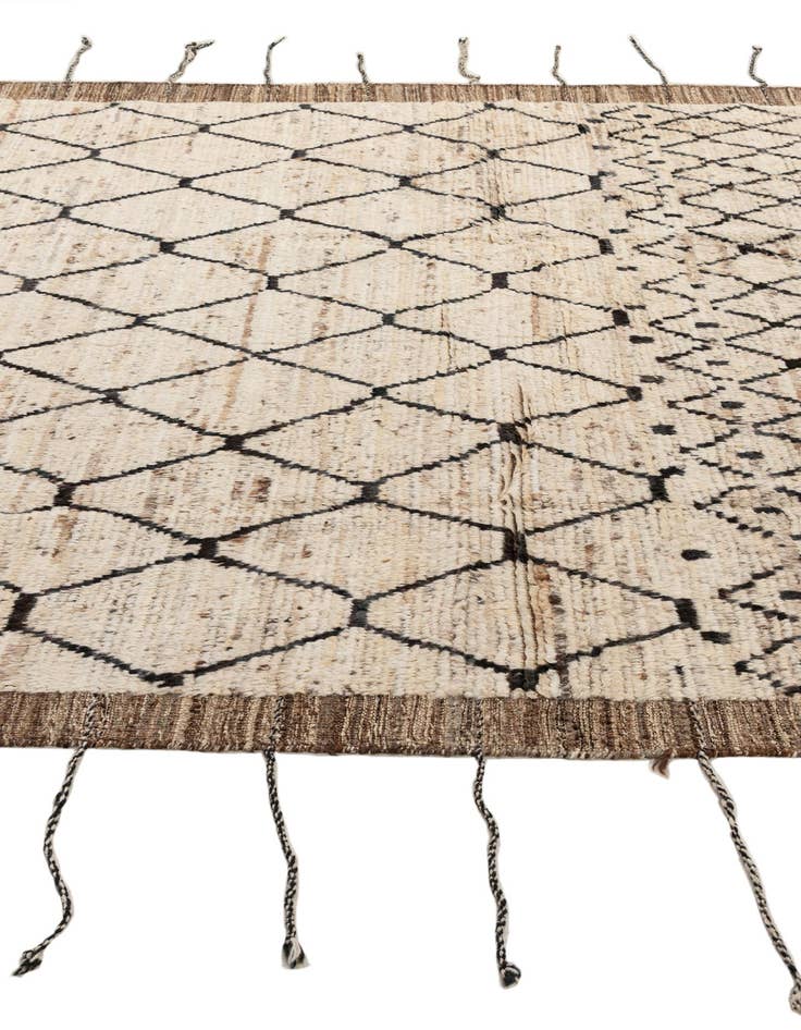 Detail image of  6' 4 x 10' 1  Hand Knotted Darya Wool Rug