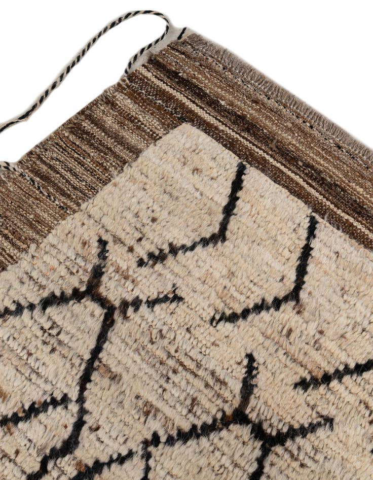 Detail image of  6' 4 x 10' 1  Hand Knotted Darya Wool Rug