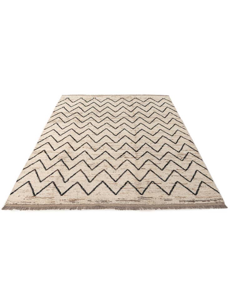 Detail image of  6' 8 x 9' 11  Hand Knotted Darya Wool Rug