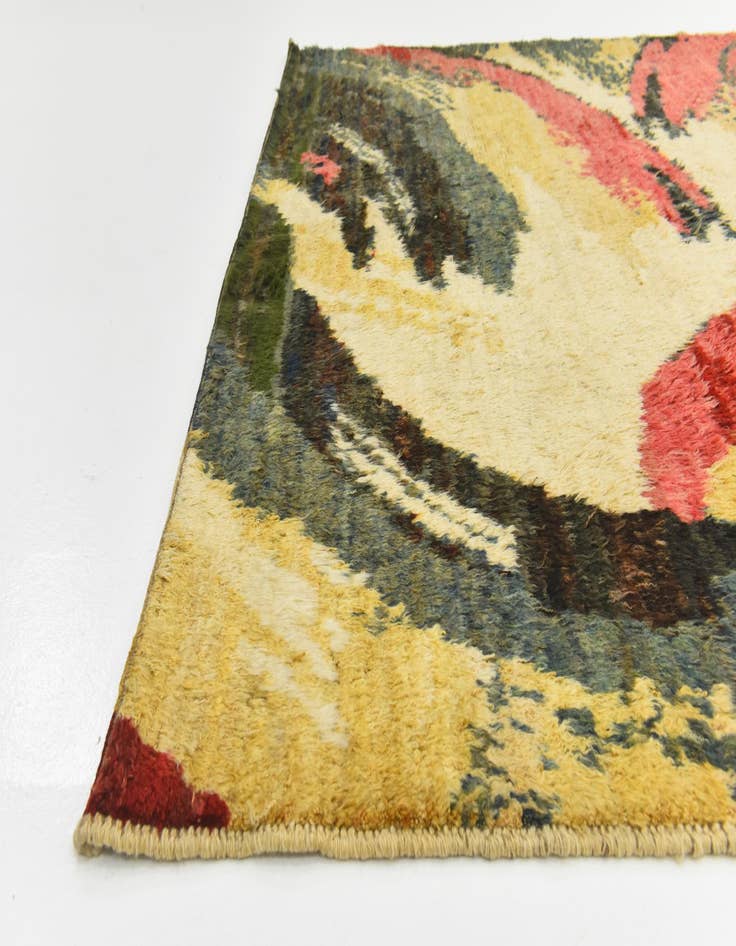 Detail image of  6' 9 x 9' 1  Hand Knotted Darya Wool Rug