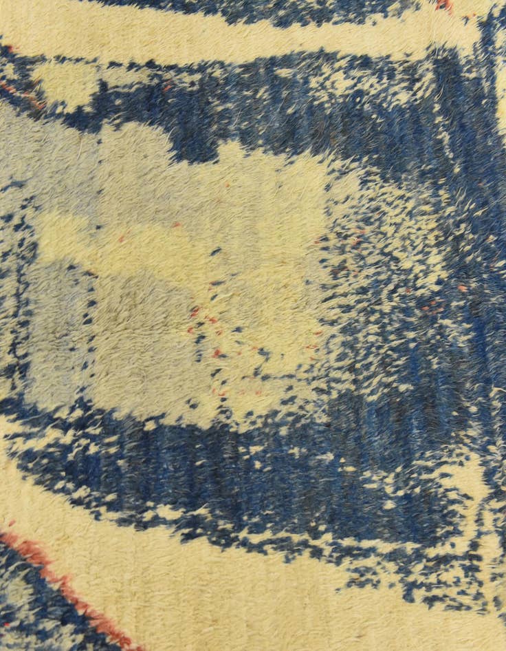 Detail image of  6' 9 x 9'  Hand Knotted Darya Wool Rug