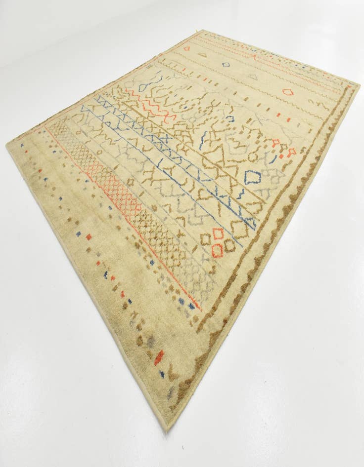 Detail image of  8' 10 x 11' 7  Hand Knotted Darya Wool Rug