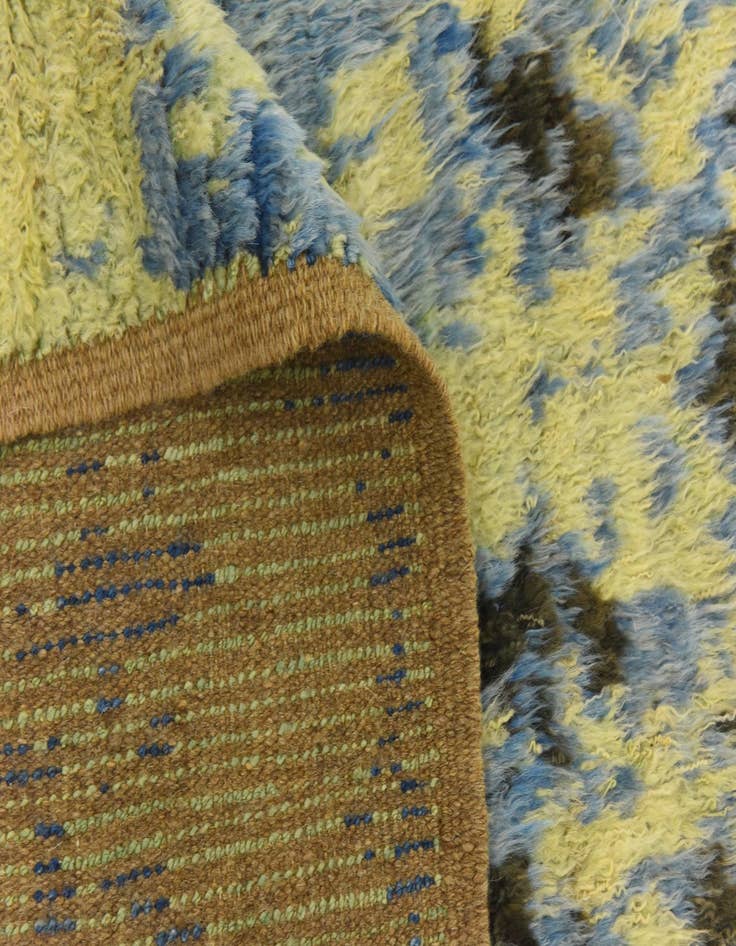 Detail image of  4' 10 x 6'  Hand Knotted Darya Wool Rug