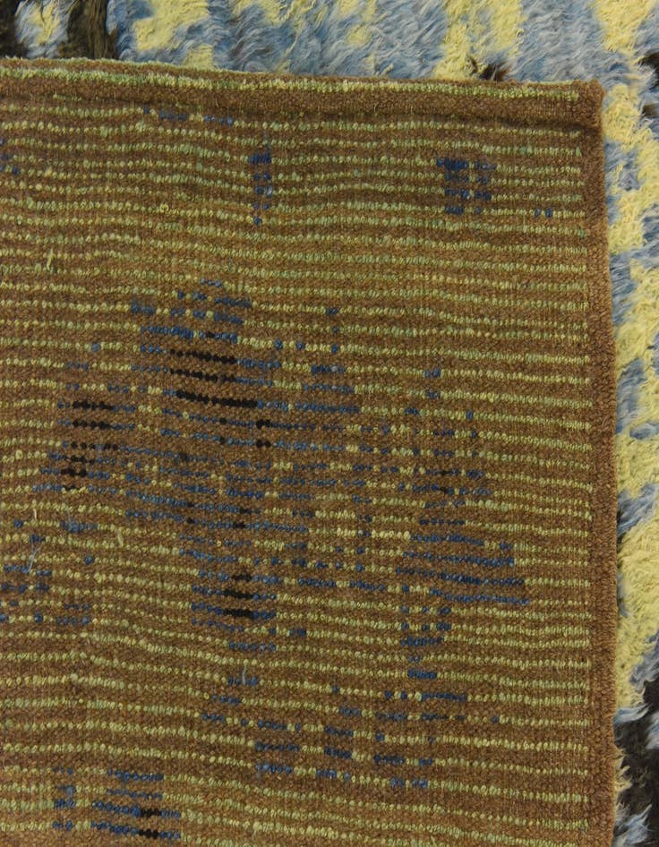 Detail image of  4' 10 x 6'  Hand Knotted Darya Wool Rug