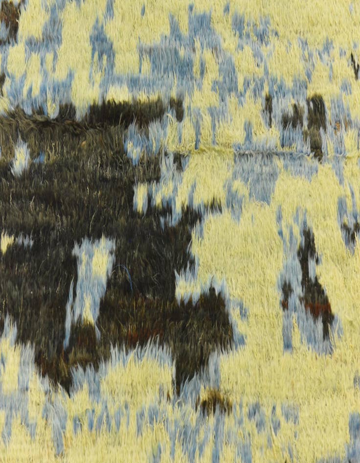Detail image of  4' 10 x 6'  Hand Knotted Darya Wool Rug