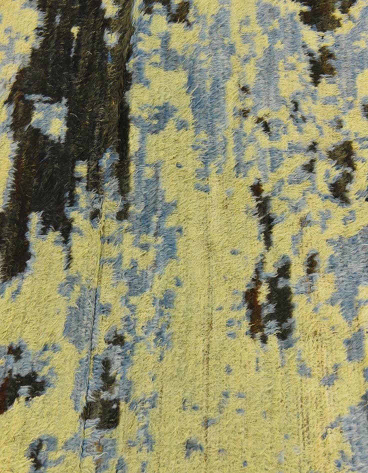 Detail image of  4' 10 x 6'  Hand Knotted Darya Wool Rug