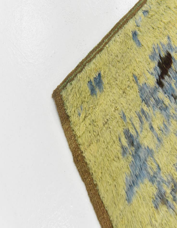 Detail image of  4' 10 x 6'  Hand Knotted Darya Wool Rug