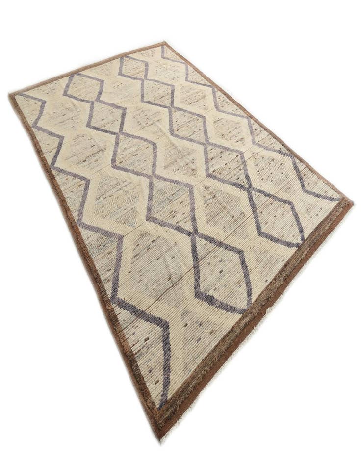 Detail image of  8' x 10' 7  Hand Knotted Darya Wool Rug