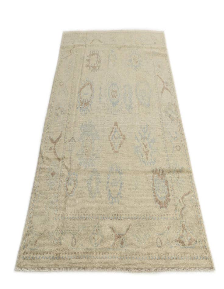 Detail image of  4' 8 x 6' 9  Hand Knotted Darya Wool Rug