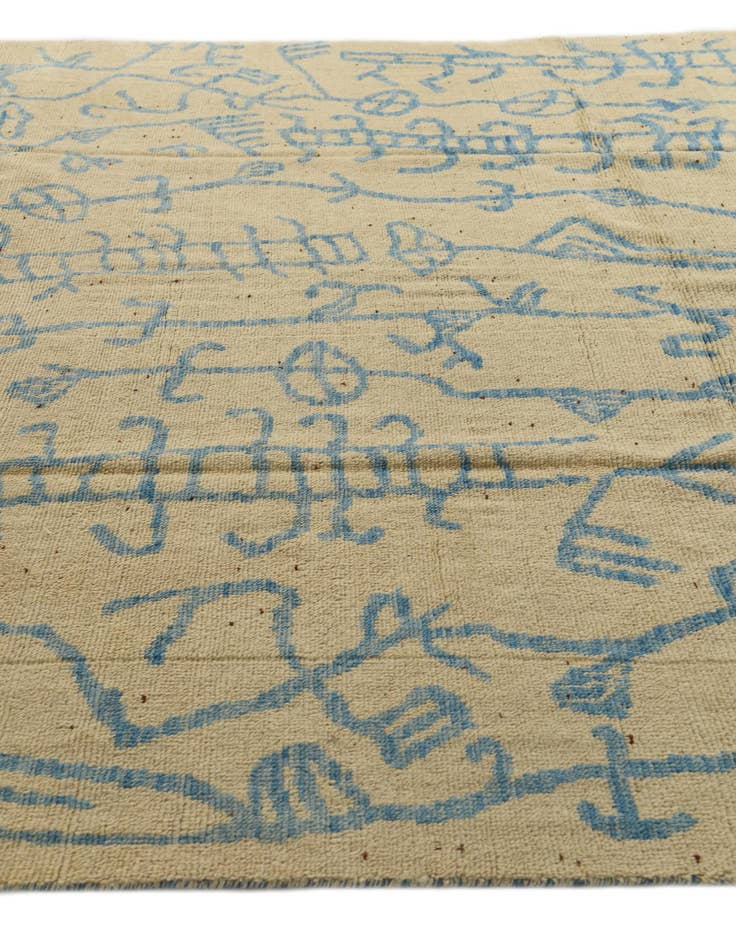 Detail image of  8' 4 x 10'  Hand Knotted Darya Wool Rug