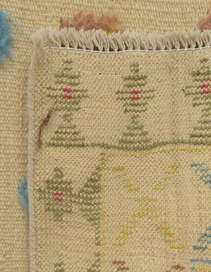 Detail image of  5' x 8' 4  Hand Knotted Darya Wool Rug