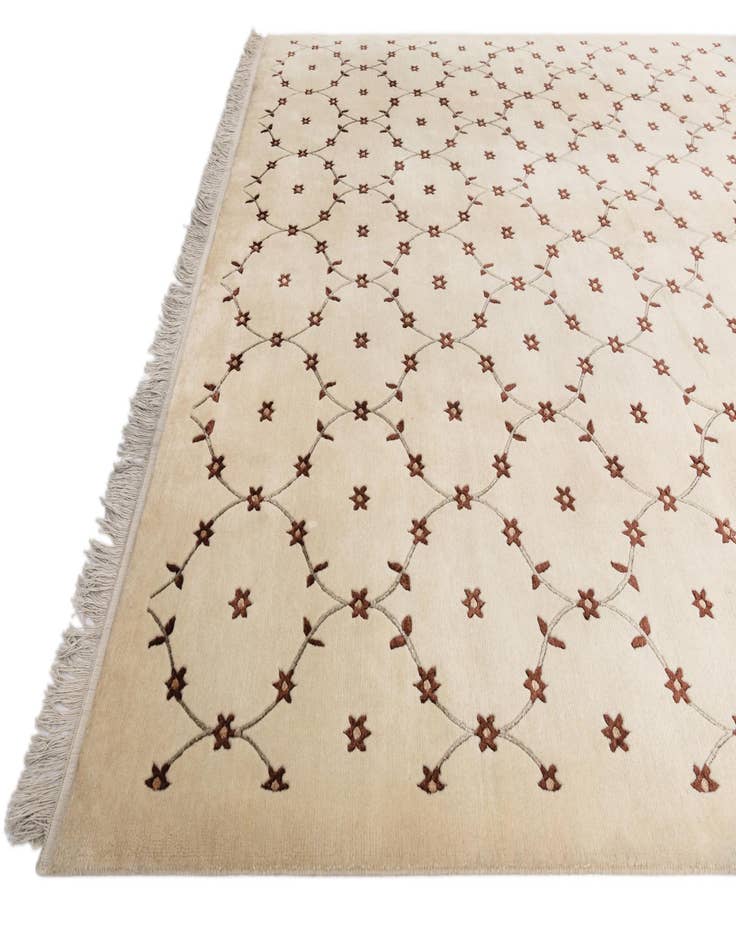 Detail image of  8' 2 x 11' 6  Hand Knotted Darya Wool Rug