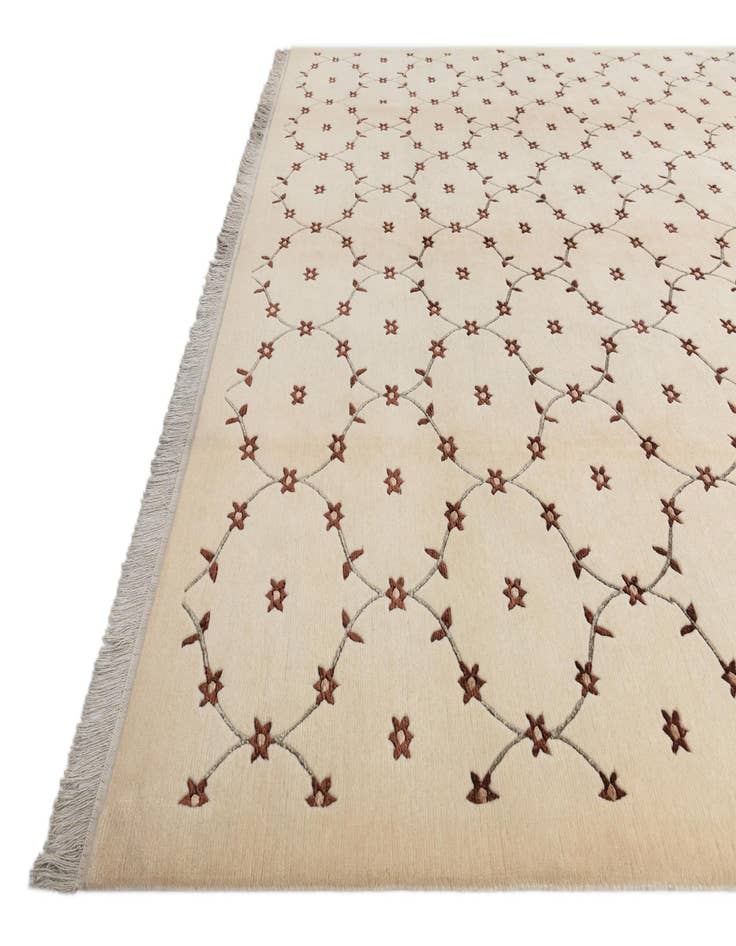 Detail image of  8' 2 x 11' 6  Hand Knotted Darya Wool Rug