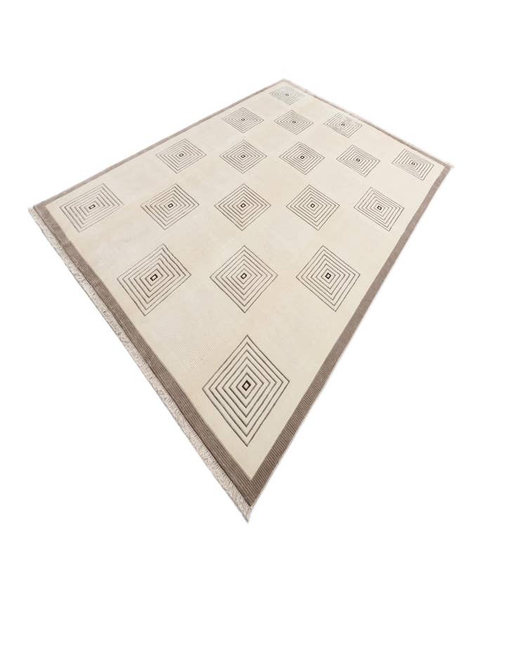 Detail image of  8' 1 x 11' 7  Hand Knotted Darya Wool Rug