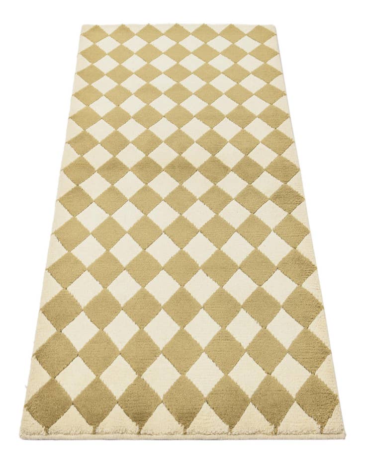 Detail image of  3' x 4' 10  Hand Knotted Darya Wool Rug