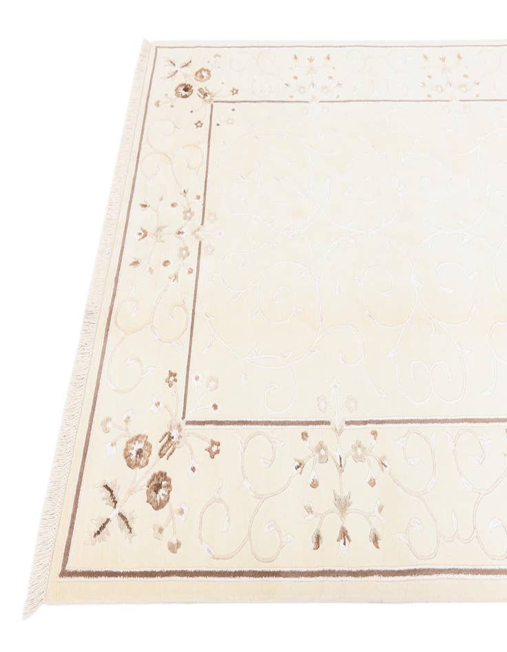 Detail image of  5' 7 x 7' 10  Hand Knotted Darya Wool Rug