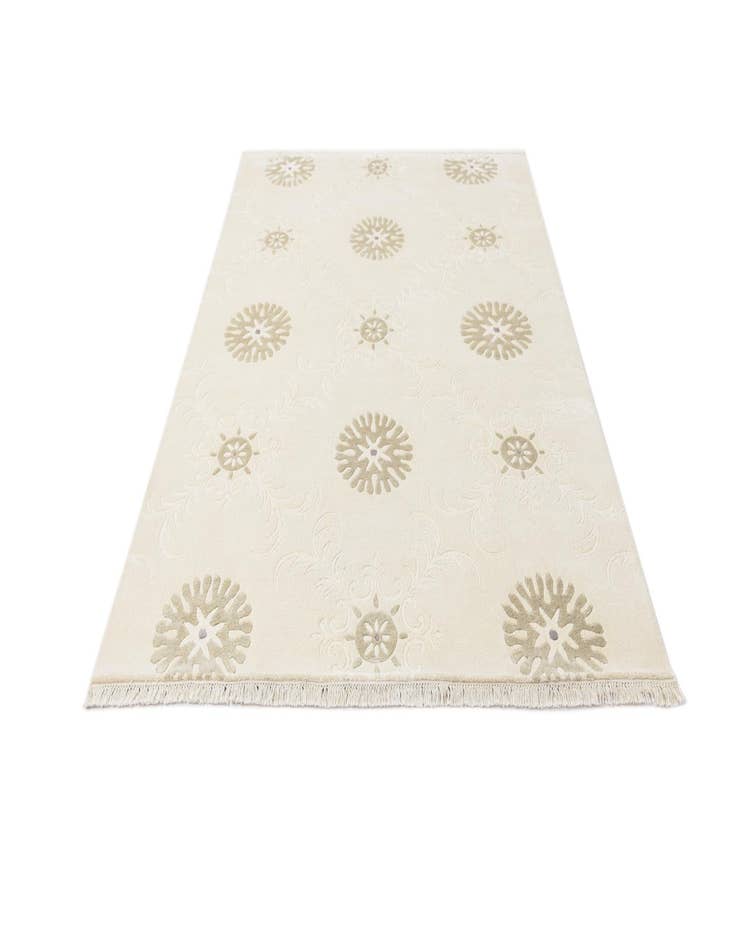 Detail image of  5' 6 x 8' 2  Hand Knotted Darya Wool Rug