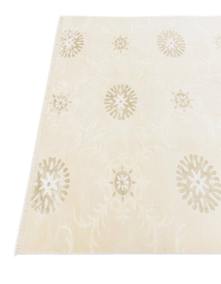 Detail image of  5' 6 x 8' 2  Hand Knotted Darya Wool Rug