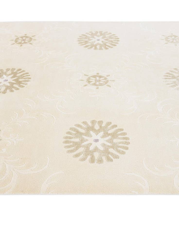 Detail image of  5' 6 x 8' 2  Hand Knotted Darya Wool Rug