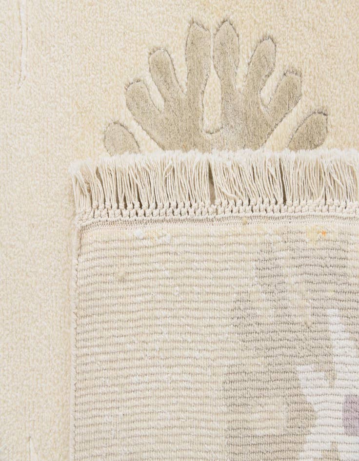 Detail image of  5' 6 x 8' 2  Hand Knotted Darya Wool Rug