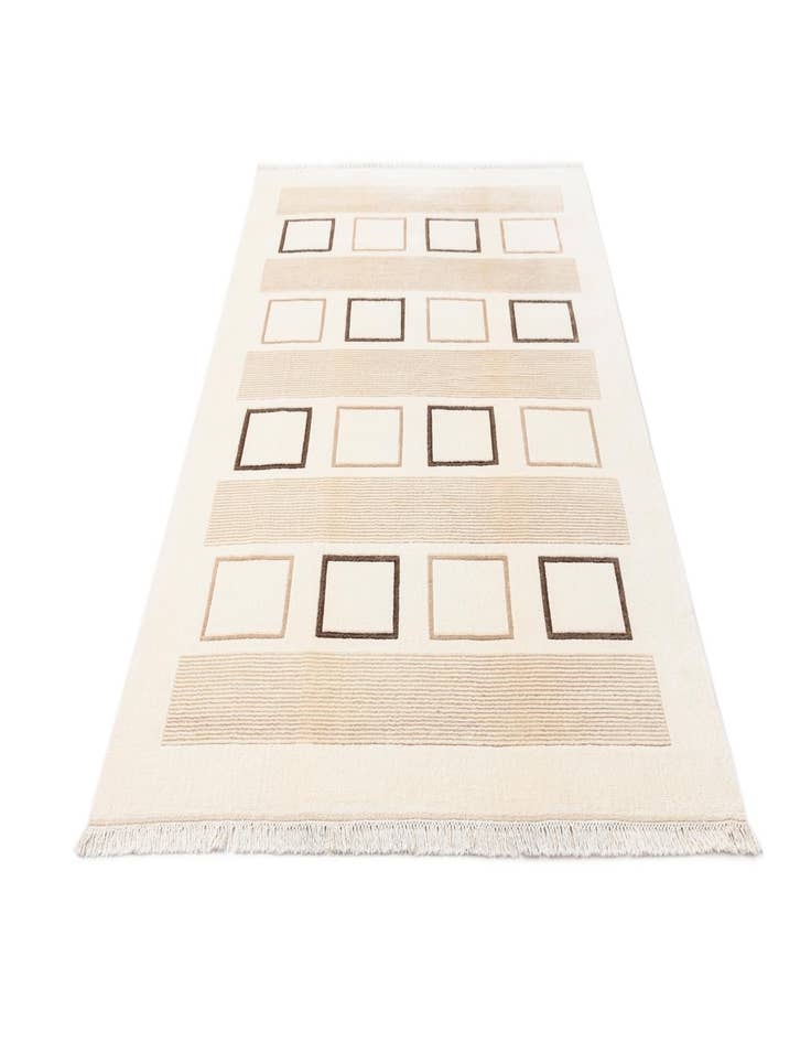 Detail image of  5' 8 x 8' 2  Hand Knotted Darya Wool Rug