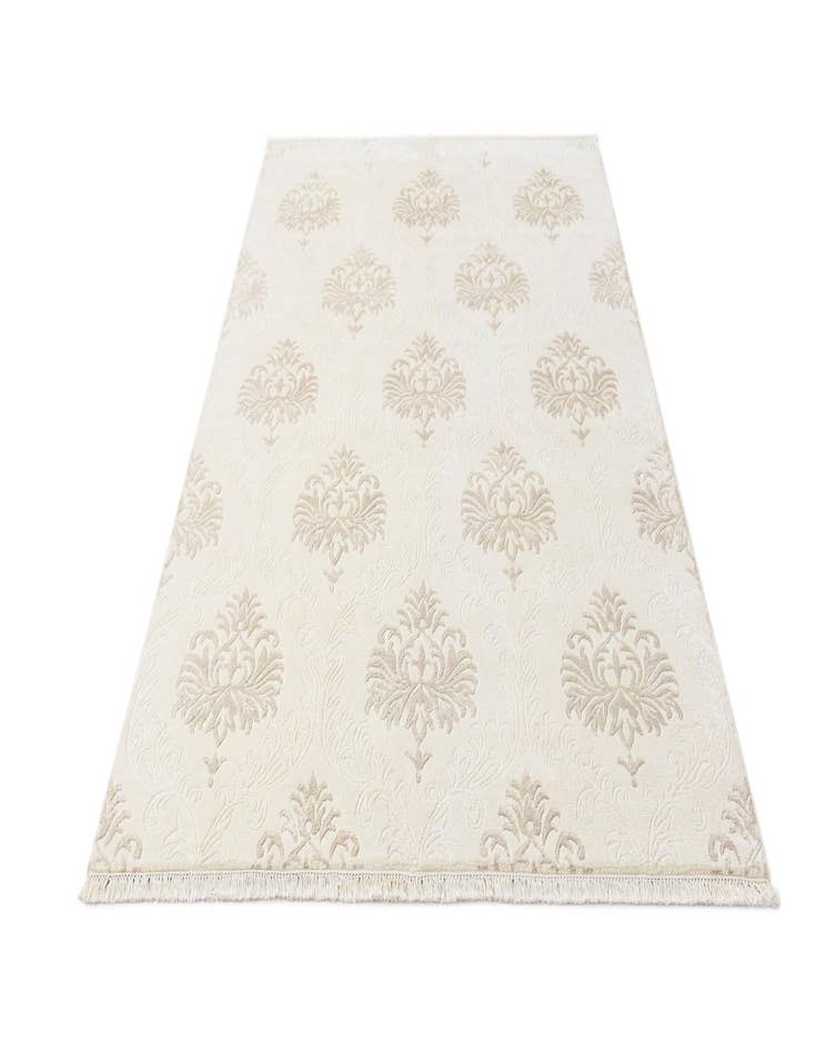 Detail image of  5' 7 x 8'  Hand Knotted Darya Wool Rug