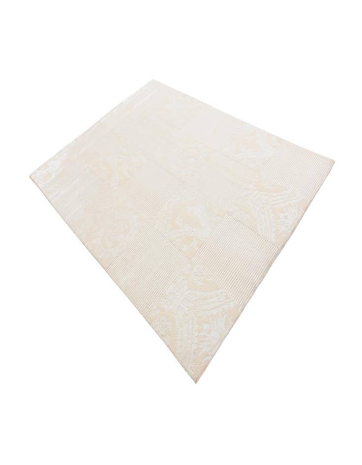 Detail image of  5' 9 x 8'  Hand Knotted Darya Wool Rug