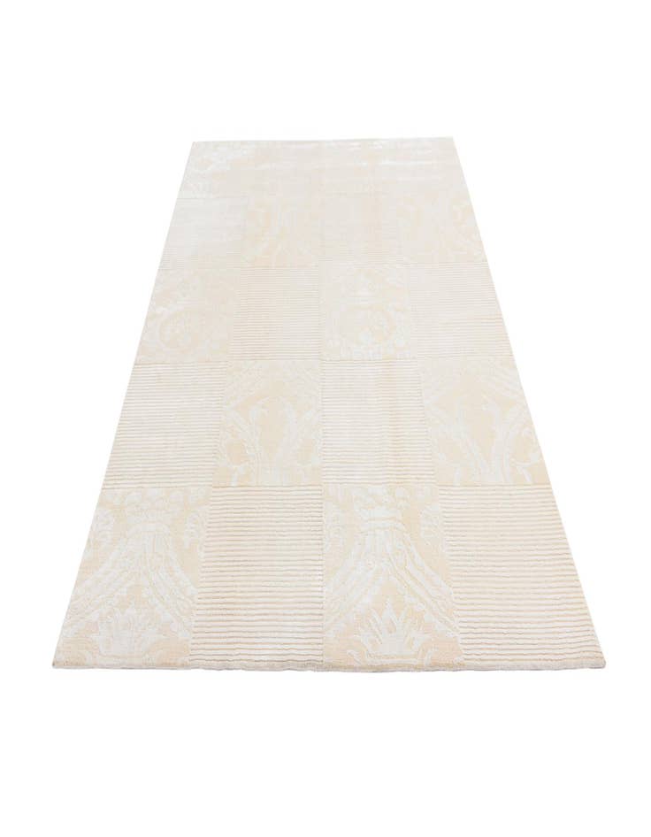 Detail image of  5' 9 x 8'  Hand Knotted Darya Wool Rug