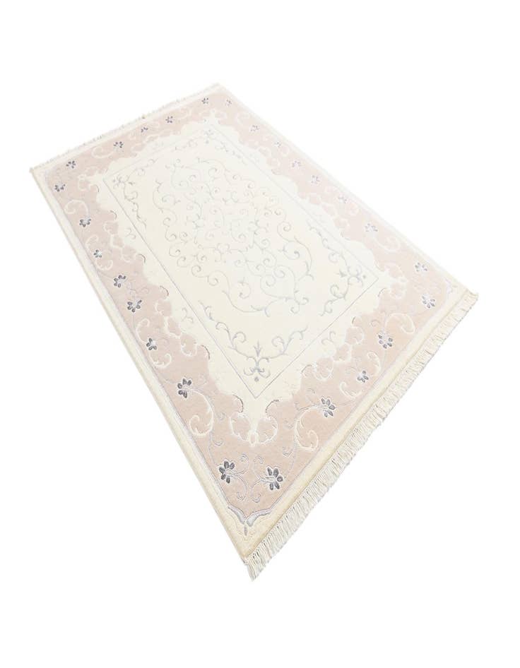 Detail image of  5' 7 x 8' 2  Hand Knotted Darya Wool Rug