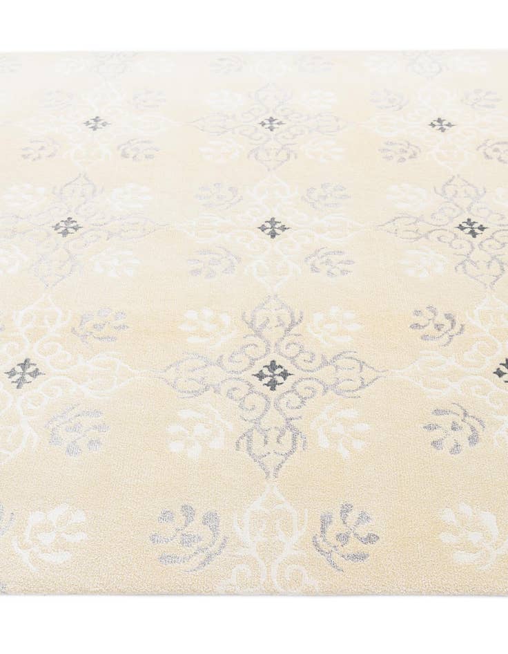 Detail image of  5' 11 x 8'  Hand Knotted Darya Wool Rug