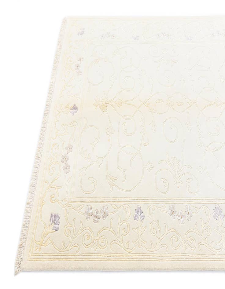 Detail image of  4' 11 x 6' 7  Hand Knotted Darya Rug