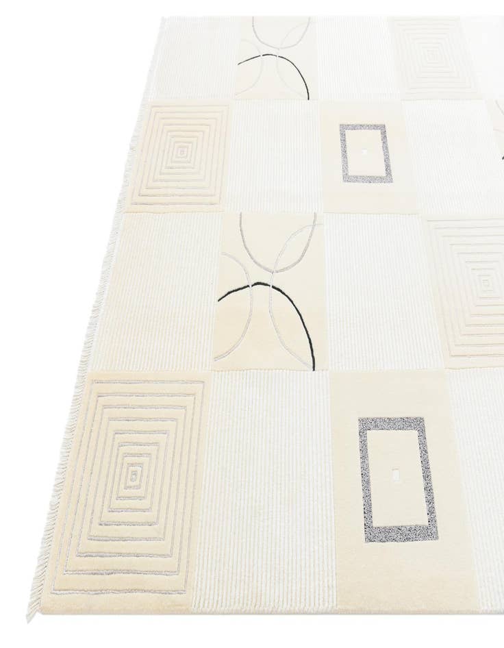 Detail image of  6' 7 x 9' 11  Hand Knotted Darya Rug