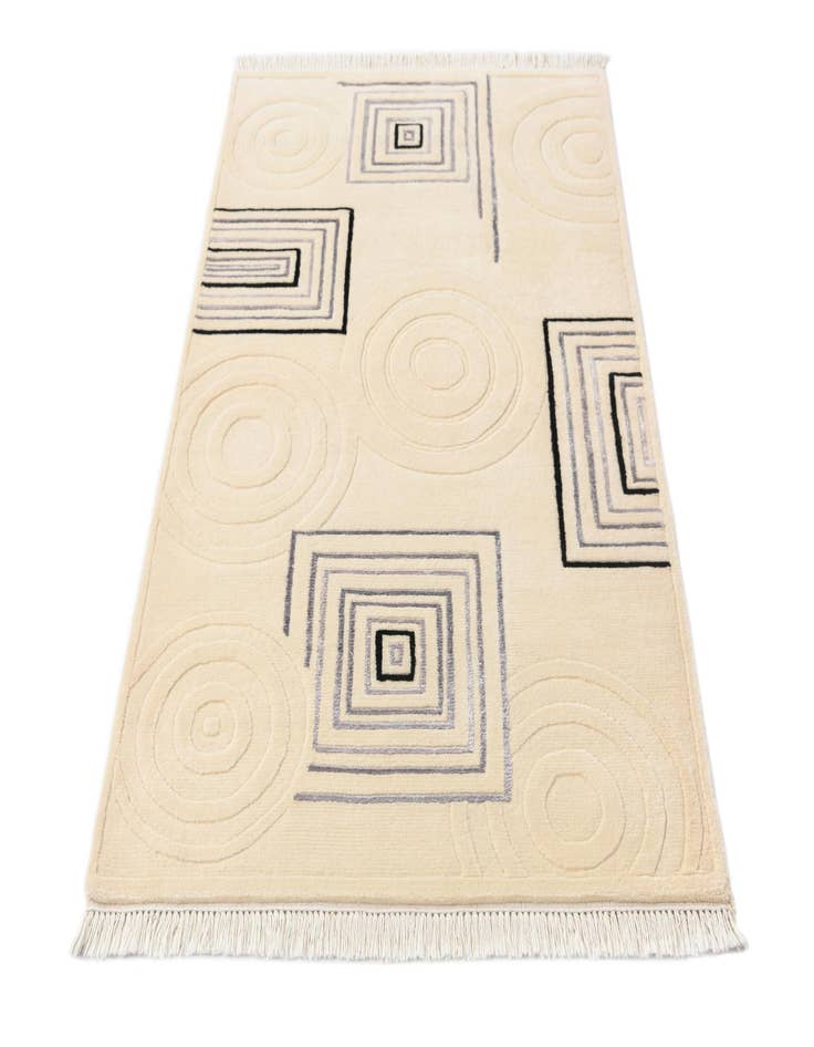 Detail image of  2' 11 x 4' 11  Hand Knotted Darya Rug