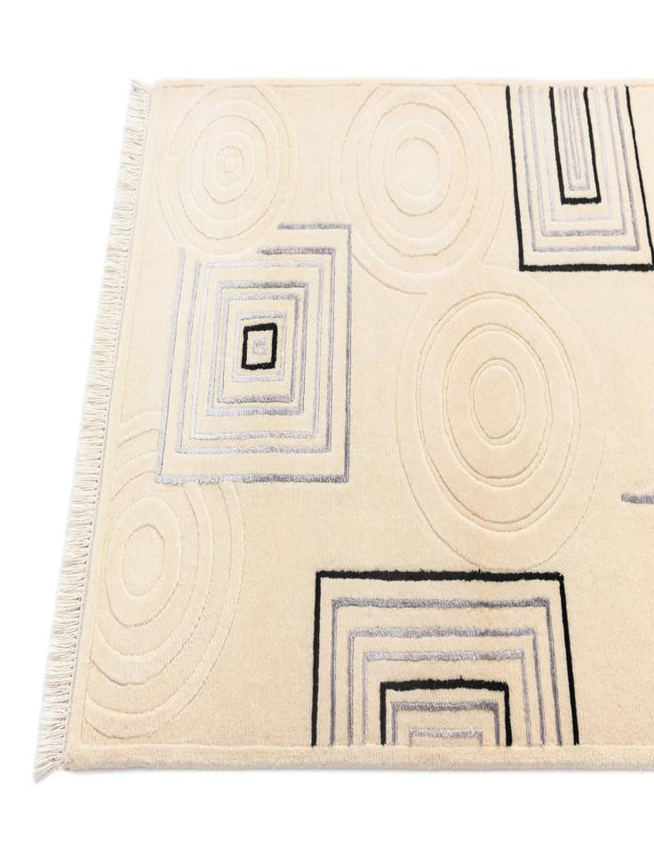 Detail image of  2' 11 x 4' 11  Hand Knotted Darya Rug