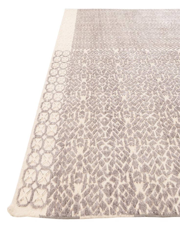 Detail image of  8' 10 x 12' 2  Hand Knotted Darya Wool Rug