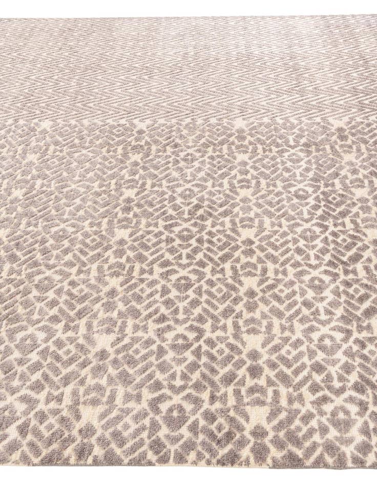 Detail image of  8' 10 x 12' 2  Hand Knotted Darya Wool Rug