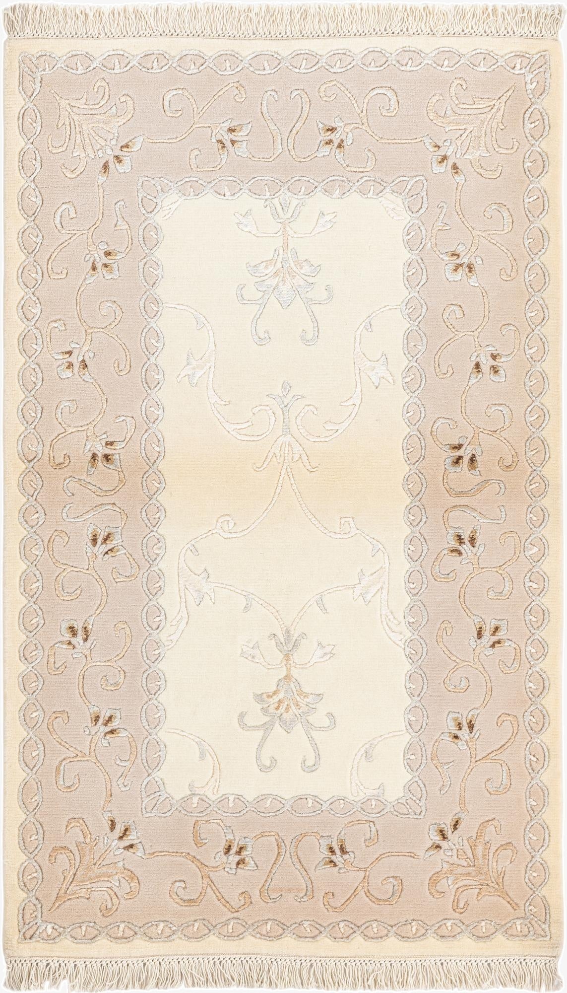  2' 11 x 4' 11  Hand Knotted Darya Wool Rug