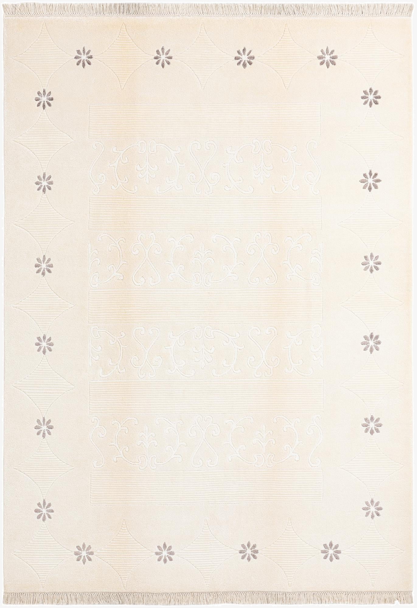  5' 9 x 8'  Hand Knotted Darya Wool Rug