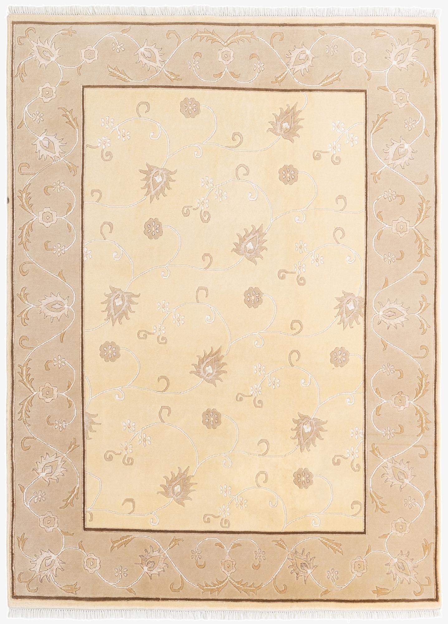  5' 8 x 7' 10  Hand Knotted Darya Rug
