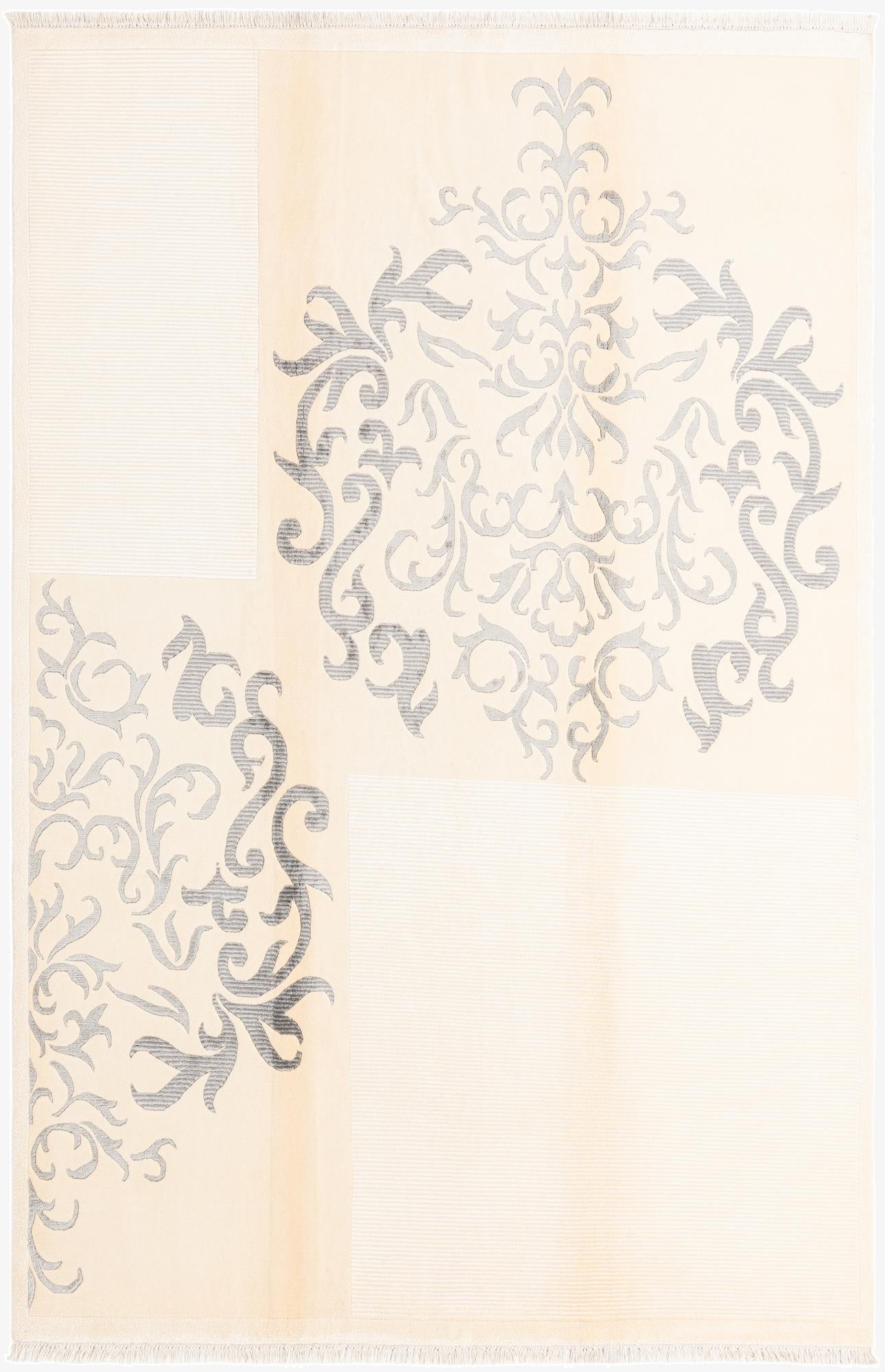  6' 4 x 9' 8  Hand Knotted Darya Wool Rug