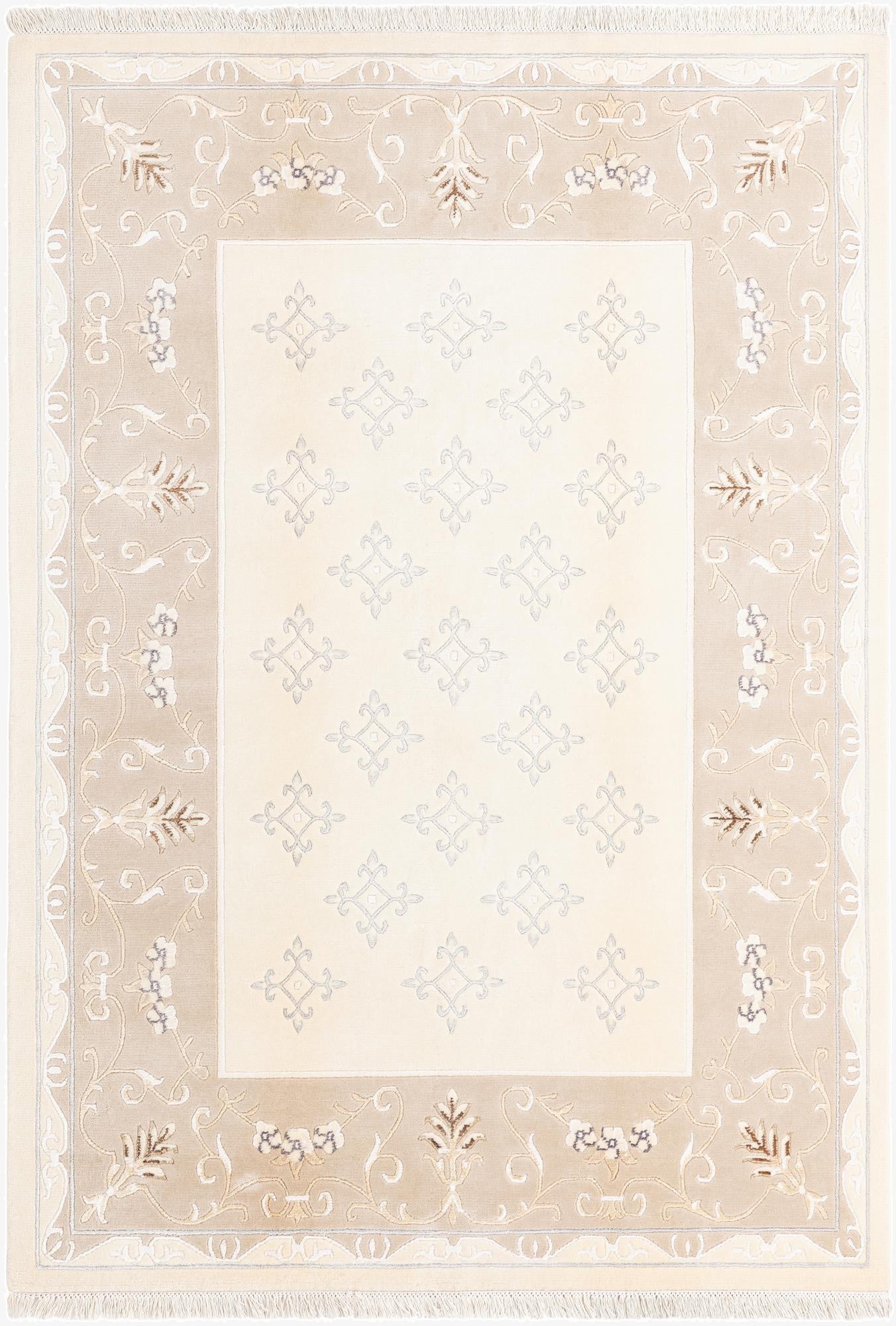  5' 5 x 8'  Hand Knotted Darya Wool Rug