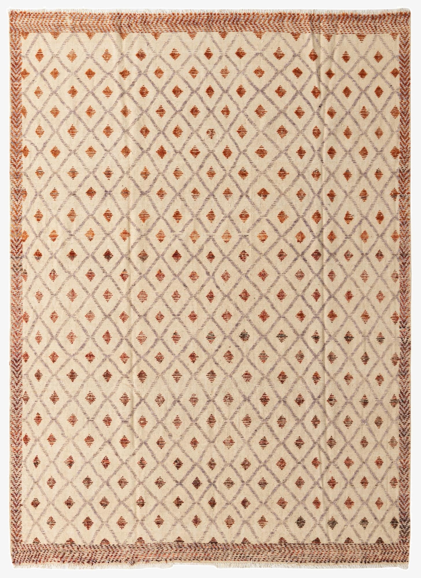  7' 8 x 10' 6  Hand Knotted Darya Wool Rug