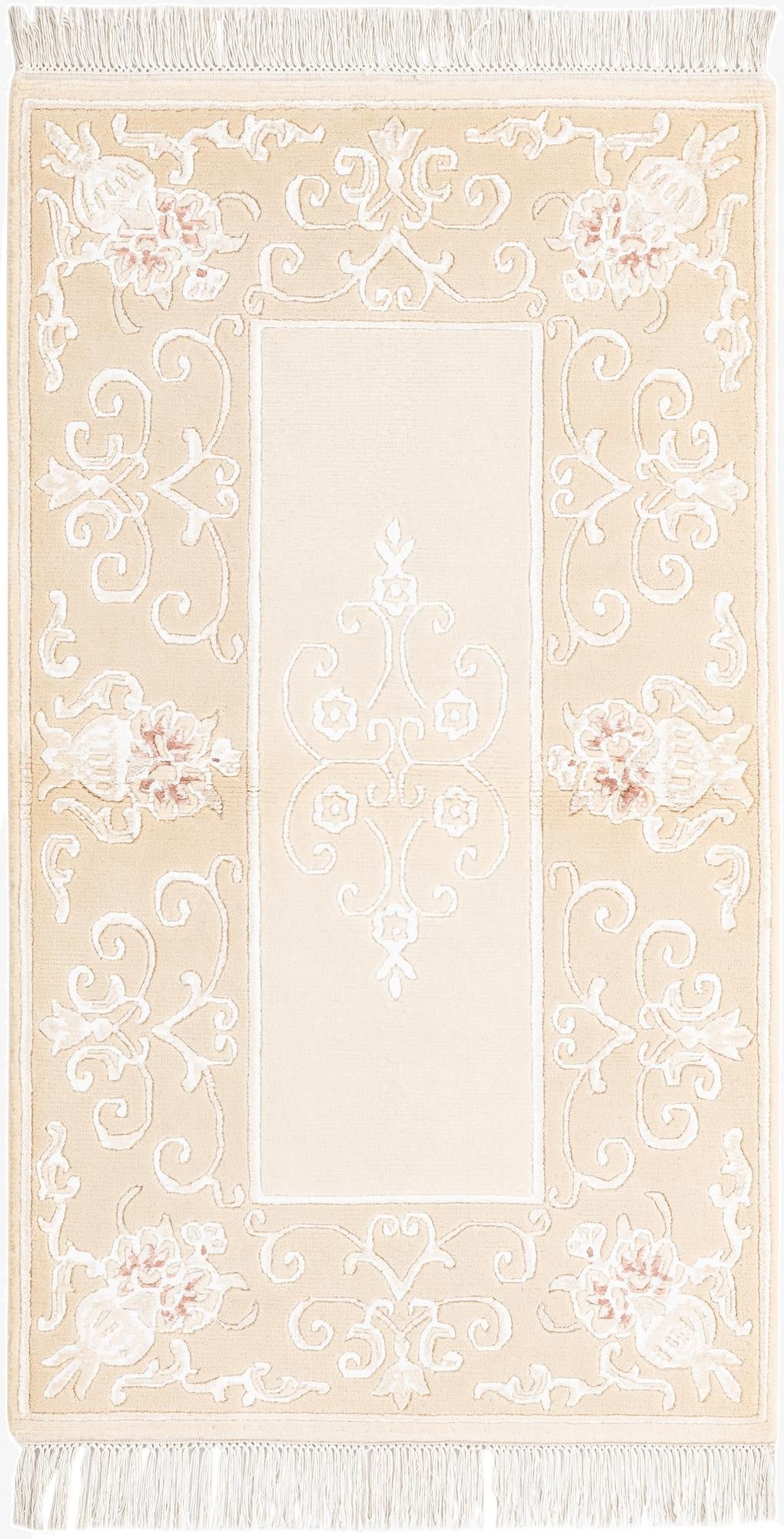  2' 8 x 4' 9  Hand Knotted Darya Wool Rug