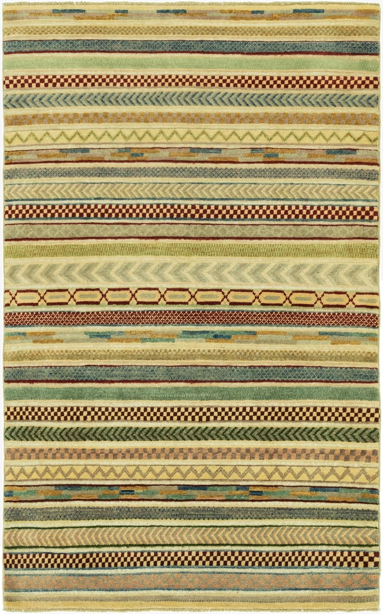  3' 6 x 5' 8  Hand Knotted Darya Rug