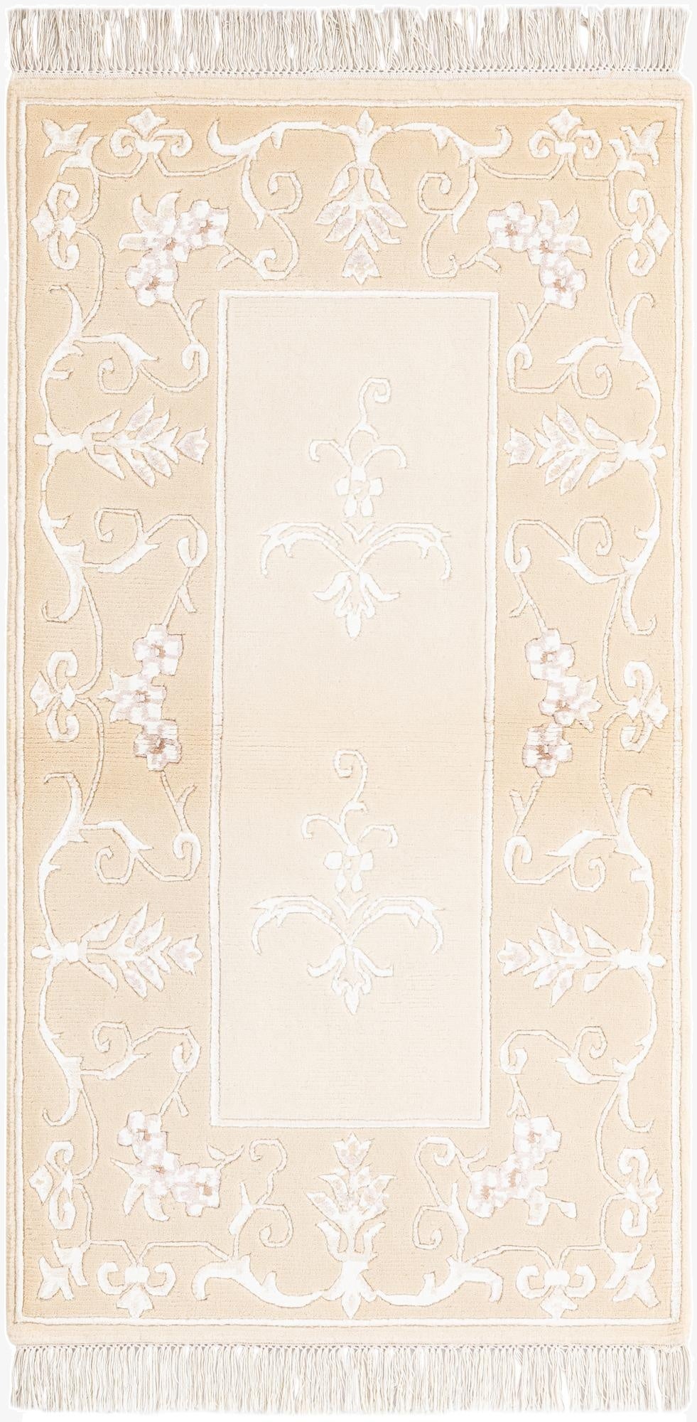  2' 7 x 4' 10  Hand Knotted Darya Wool Rug