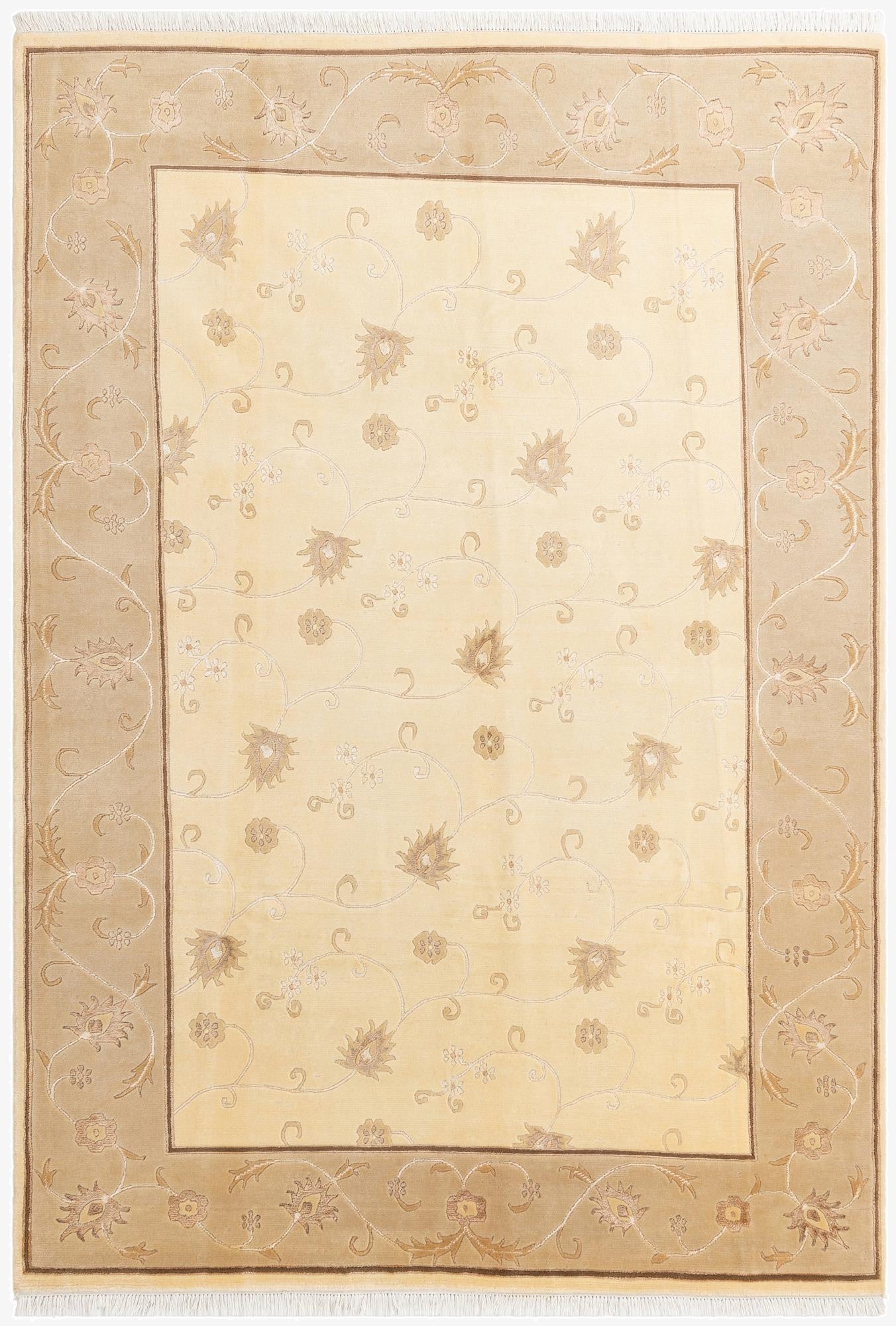  6' 8 x 9' 8  Hand Knotted Darya Wool Rug