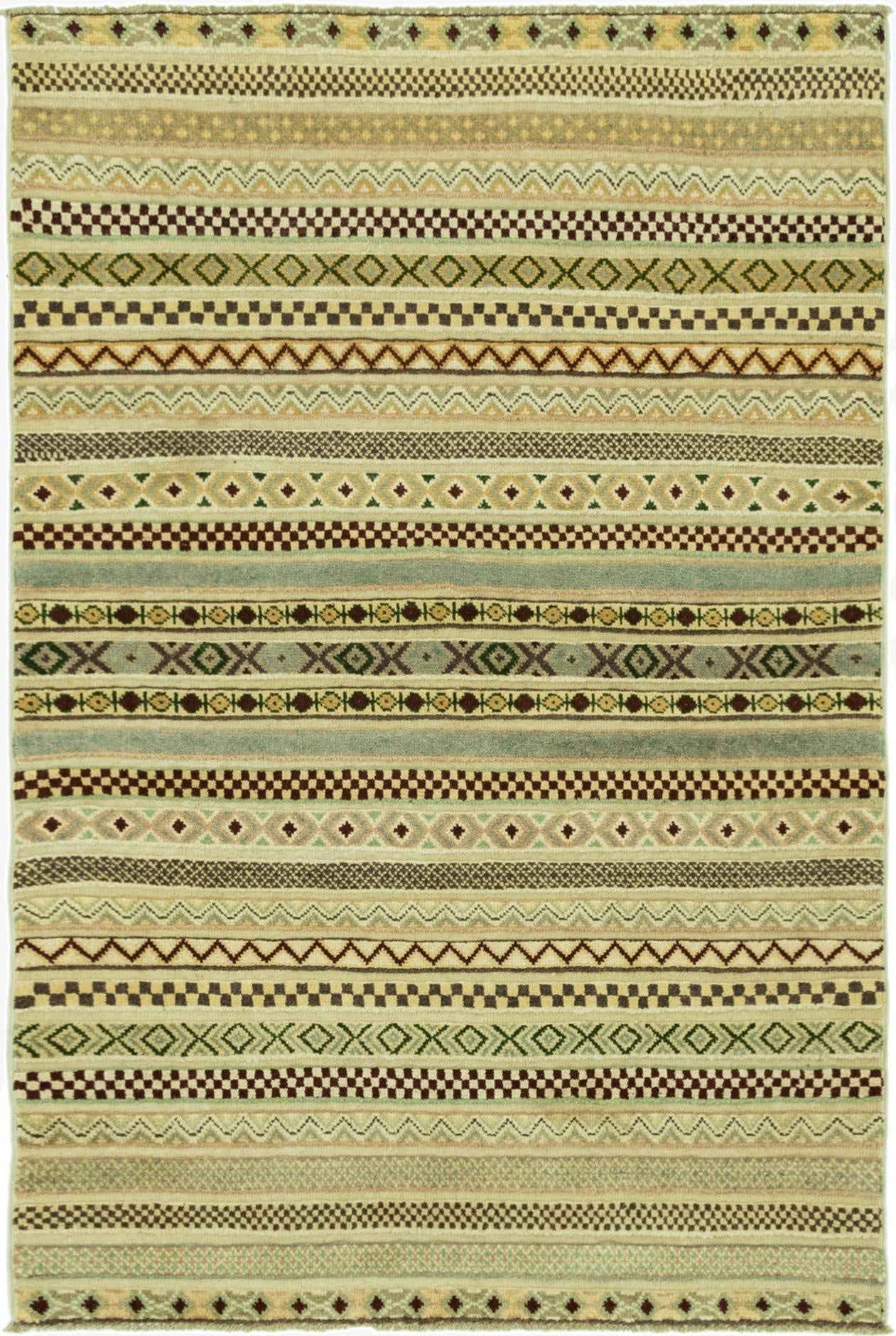  3' 3 x 5'  Hand Knotted Darya Rug