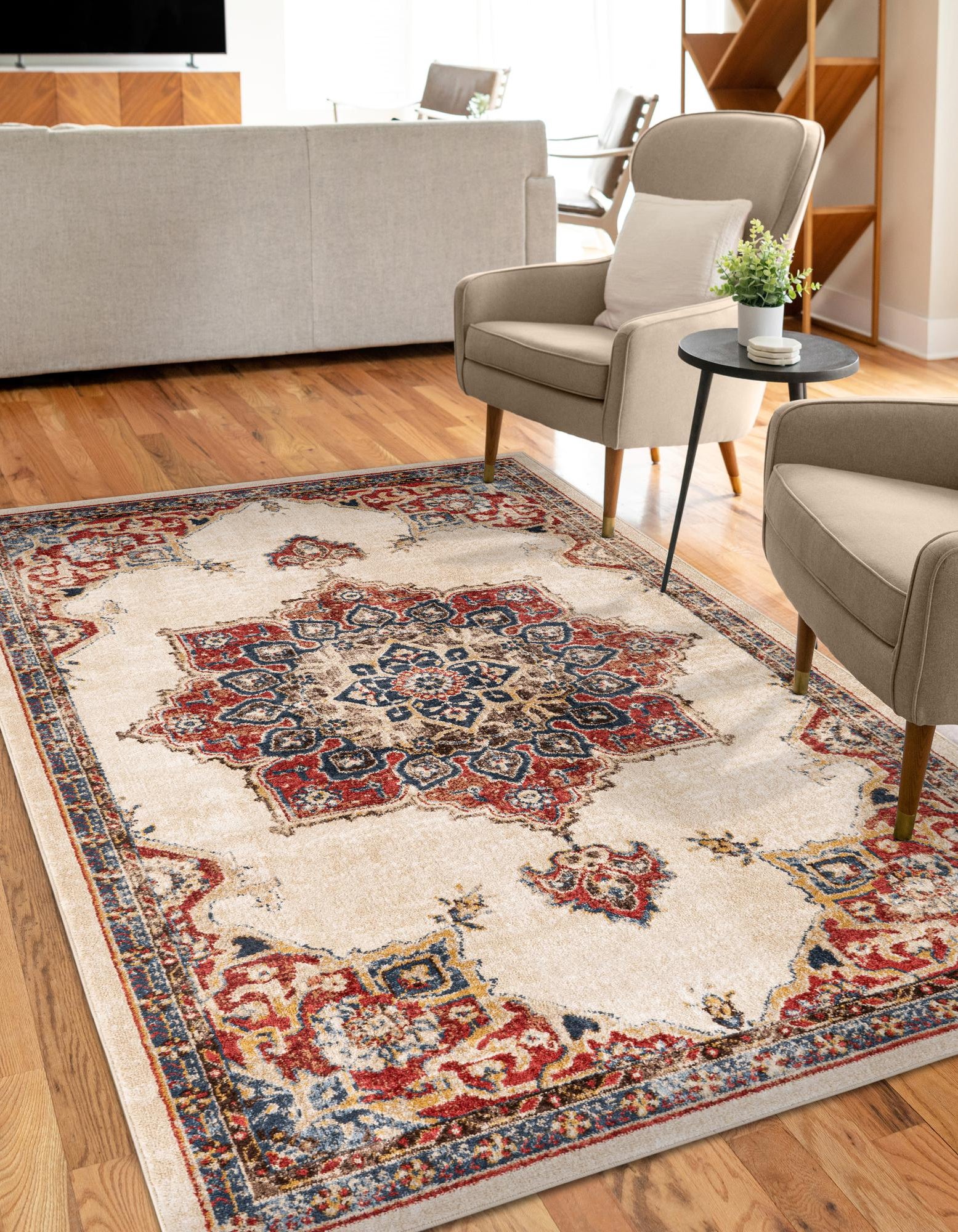 Cream 8' x 10' Eden Rug | Rugs.com
